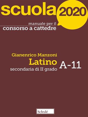 cover image of Scuola 2020--Manuale per il concorso a cattedre